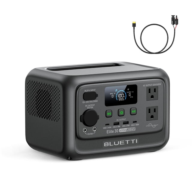 Central eléctrica portátil BLUETTI Elite 30 V2 288Wh