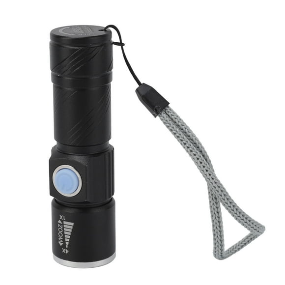 Black Light LED Flashlight, Energy Saving Aluminium Alloy 4 Light Modes Easy Charging Recyclable UV Flashlight  For Photo Scorpion For Cat Moss Detection
