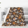 thumbnail image 1 of Fotbe Cute Lion Tiger Manta de Franela Acolchonada con Estampado, Súper Suave y Esponjosa, Extra Grande para Sofá, Cama, Uso Todo el Año-40"x30", 1 of 7