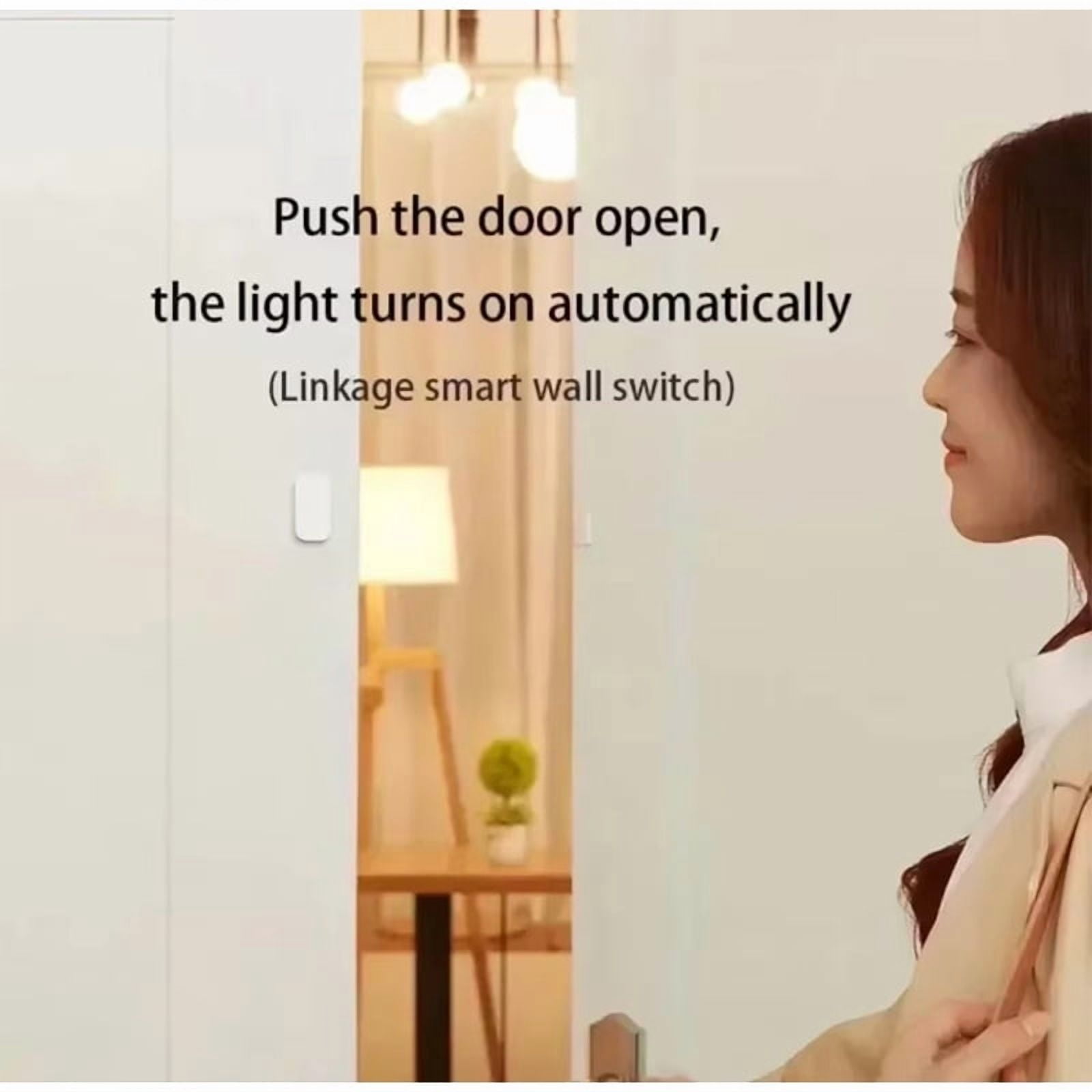 Aqara Zigbee Smart Door Window Sensor - Wireless Mini Contact Detector for Home Security, Compatible with Mijia Gateway, HomeKit & Mijia App