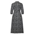 thumbnail image 3 of Aueoeo Fall dresses for women 2022, Fashion Casual Turndown Collar Dress Lantern Long Sleeve Women Printed Women's Dress Long Dresses, 3 of 7