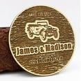 thumbnail image 1 of 10 Custom Engraved Wooden Magnet Rustic Wedding Save The Date Wooden Magnets Persoanlized Gift, 1 of 2
