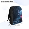thumbnail image 4 of Balery Heart Axolotl Mochila - Mochila Estilosa y Duradera para Laptop de 15 Pulgadas con Tela Oxford Impermeable, 4 of 8