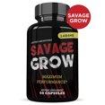 thumbnail image 2 of (2 Pack) Savage Grow Men’s Health Supplement 1484mg 120 Capsules, 2 of 3
