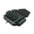 thumbnail image 4 of Teclado De Una Mano Mini Teclado Portátil Para Juegos Teclado De Controlador De Juego De Una Mano Serendint EL008580-00, 4 of 4