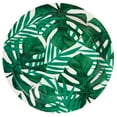 80Pack Tropical Paper Plates, Disposable 9" Green Leaf Plates Paper Design for Birthday. Bridal