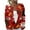 Red, variant on Tiweut Womens Casual Cardigans Christmas Santa Snowflake Graphic Button Down Cozy Fall Winter Holiday Long Sleeve Loose Fit Outwear Tops Grey,S