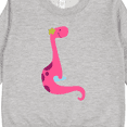 thumbnail image 3 of Inktastic Cute Pink Dinosaur Toddler Sweatshirt, 3 of 4