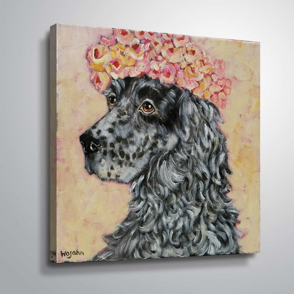 ArtWall Petal Pusher, Gallery Wrapped Canvas by Holly Wojahn