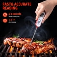 thumbnail image 2 of Instant Read Meat Thermometer for Grill and Cooking Waterproof Fast Food with Backlight Digital Probe BBQ Kitchen Cooking Candy Outside Gifts Men Him Dad Fathers Day, 2 of 4