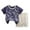 Dark Blue, variant on easter outfit baby boy Toddler Boys Summer Clothes Cartoon Prints Short Sleeve T Shirt Tops Floral Prints Shorts 2Pcs Outfit