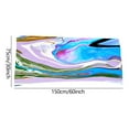 thumbnail image 3 of XMMSWDLA Beach Towel Oversizedmicrofiber Beach Towel Super Lightweight Colorful Bath Towel Sandproof Beach Blanket Multi-Purpose Towel for Travel Swimming Pool 30x60 Inchbeach Blanket, 3 of 3