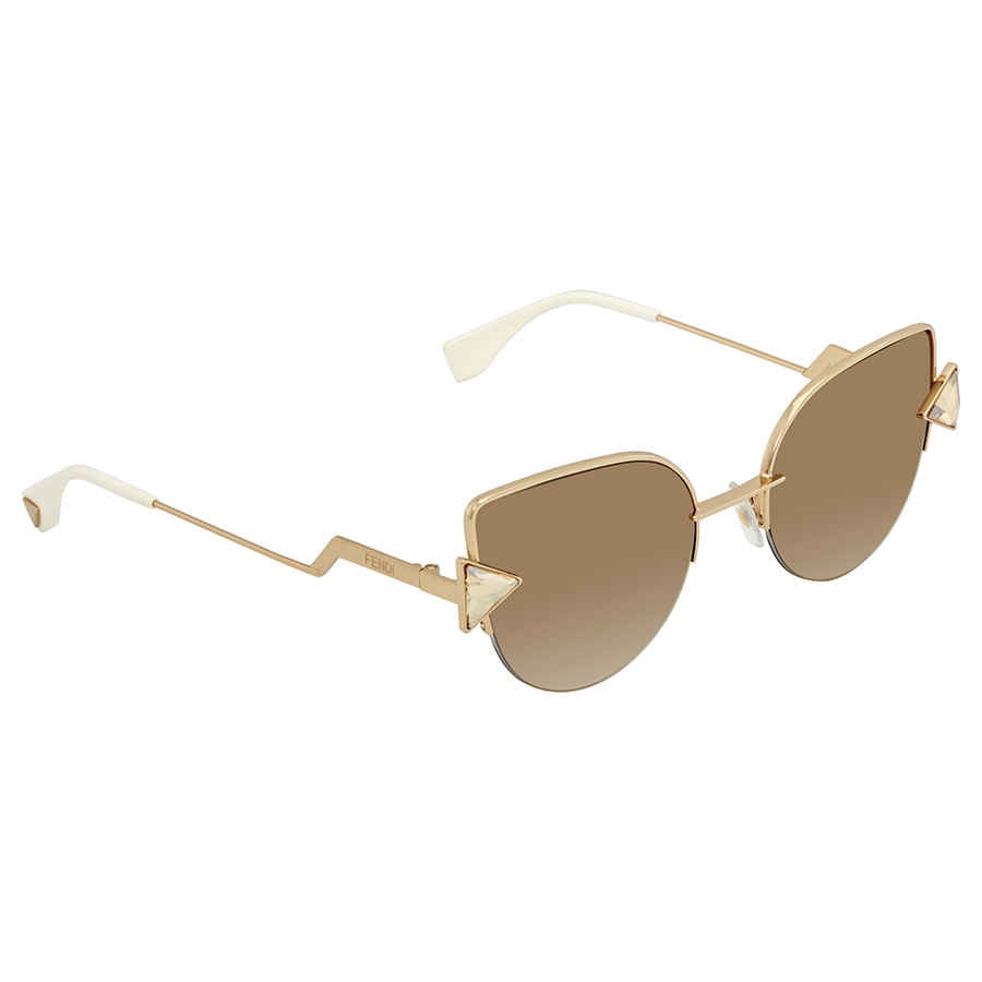 Fendi Brown Gradient Cat Eye Ladies Sunglasses FF 0242/S 000/FQ 52 Fendi Brown Gradient Cat Eye Ladies Sunglasses FF 0242/S 000/FQ 52