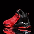 thumbnail image 4 of Men's Fashion Color Block High-Top Basketball Shoes, Durable Lace-Up Sneakers Suitable for Men's Outdoor Activities,Comfortable, Slip-Resistant, 4 of 9