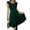 Green, variant on Elegant Dresses for Women,Womens Dresses,Elegant Sleeveless Velvet Dress with Ruffle Collar Bodycon Fits Blue