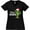 AB-Black, variant on Inktastic Feliz Navidad Christmas Cactus in Santa Hat Women's Plus Size V-Neck T-Shirt