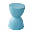 thumbnail image 3 of Reposapiés redondo otomano, decoración moderna, taburete versátil para cambiar zapatos, reposapiés para dormitorio, mesita de noche, apartamento, sala Azul brillante, 3 of 8