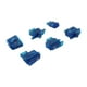 thumbnail image 3 of INTERRUPTOR (BOTON) ENCENDIDO/LUCES/DIRECCIONALES/CLAXON/INTERMITENTES SET MOTONETA AZUL 12V SUSTITU, 3 of 3