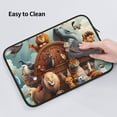 thumbnail image 5 of Pofeuu Animal Filled Noahs Ark Print Laptop Carrying Case,13-15-Inch Laptop and Tablet, Sleek Design, Durable and Water-Repellent Fabric, Business Casual or School-13 inch, 5 of 8
