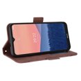 thumbnail image 5 of Case for Nokia C21 Cover Adjustable Detachable Card Holder Magnetic closure Leather Wallet Case - Brown, 5 of 5