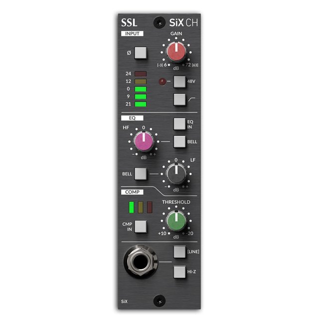 Channel Strip Solid State Logic serie SiX 500 con Mic-Pre y EQ