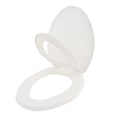 thumbnail image 4 of asiento para baño con adaptador infantil cierre lento y permajuste alargado blanco plástico, 4 of 7