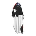 thumbnail image 4 of United States And Peru Flags Salon Barber Cape - Professional Hairdressing Waterproof Hair Cutting Cape With Adjustable Snap Closure-Haircut Apron For Hair Stylist And Home Use-55''X66'', 4 of 5