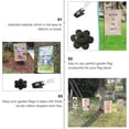 thumbnail image 5 of Garden Banner Rubber Garden Banner Clips Garden Banner Clips Windproof Banner Clips Stopper And Plastic (black) (5pcs), 5 of 5
