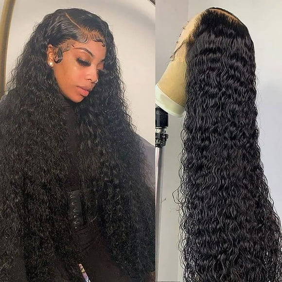TopLLC Wigs Afrikanische Kleine Rolle Front Mesh Rose Mesh Wrapped Stick Soft Adhesive Headcover Mid split toupee