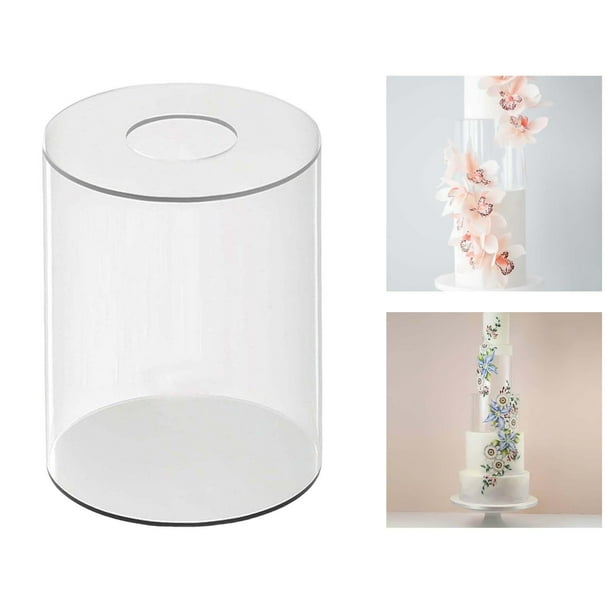 Clear Fillable Cake Stand Cake Riser Decorive Centerpiece Decor for