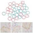 thumbnail image 3 of 30x Marcadores de Punto Perfecl Rosado azul Marcador de punto de ganchillo, 3 of 8