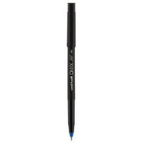 ONYX Roller Ball Pen, Stick, Fine 0.7 mm, Blue Ink, Black Matte Barrel, 72/Pack