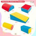 thumbnail image 2 of Infans 5 PCS Kids Climb & Crawl Activity Playset Soft Foam Block Toddler Play Structure, 2 of 7