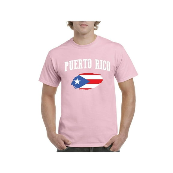 Men's T-Shirt Short Sleeve - Puerto Rico Flag