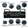 thumbnail image 2 of Large Car Organizer for Suv Trunk, Foldable Boot Organiser Car Back Seat Hanging Pouch Storage Bags with Adjustable Straps, 2 of 10