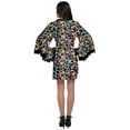 thumbnail image 4 of Moomaya Printed Robe&nbsp;For Women Dressing&nbsp;Gown&nbsp;Short Cotton Summer Bathrobe, 4 of 6
