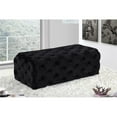 thumbnail image 5 of Home Square 2-Piece Set with Velvet King Bed and Ottoman in Black, 5 of 11