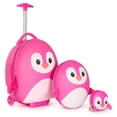 thumbnail image 5 of boppi Tiny Trekker Luggage Case - PENGUIN - Pink, 5 of 5