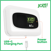 Jolt Mobile Portable WiFi Mobile Hotspot Device White