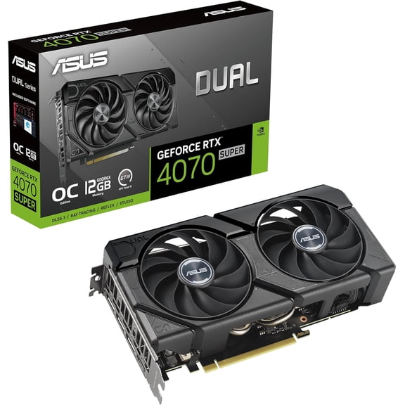 Restored ASUS Dual GeForce RTX 4070 Super EVO OC Edition 12GB GDDR6X Axial-tech Fan (Refurbished)