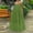 Green, variant on Summer Dresses for Women One Piece Solid Color Fashion Casual Sleeveless Strap Dress Pocket Loose Backless Big Swing Dress