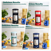 Compact Single Serve Coffee Maker - Brews and Ground Coffee, 6-14oz Reservoir, Space-Saving Design for Home or Office - Perfect for Small Kitchens