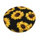 thumbnail image 1 of Balery Sunflower 6 Fundas de asiento para taburete de bar redondo de tela de terciopelo ajustables que protegen de arañazos y manchas para sillas de 14 a 17 pulgadas.-12 inch, 1 of 7