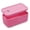 Pink, variant on Locbbi Small Lock Box for Medication with Code, Upgrade Plus Size Medicine Lock Box with 3 Combination Locks, BPA-Free Plastic Lockable Storage Bin for Phone, Snack, Fridge, Home, Office, School