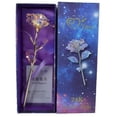 thumbnail image 3 of Galaxy Rose Flower Valentine's Day Lovers' Gift Romantic Flowers With Love Base, 3 of 5