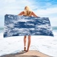 thumbnail image 2 of SPOORYYO Microfiber Beach Towel Super Lightweight and Colorful Bath Towel, Sandproof and Portable, Perfect for Travel and Swimming, Size 30x60 Inch, 2 of 4