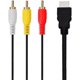 thumbnail image 3 of HDMI To RCA TV Cable HDMI Male To 3 RCA Male Av Cable Video Audio Component Converter Adapter 1080P Cable, 3 of 4