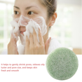 thumbnail image 4 of Soidarity Esponja de limpieza facial Almohadilla de limpieza facial redonda Limpiador de facial exfoliante portátil Pinceles de maquillaje y herramientas verde oscuro PC 1 Soidarity CE000434-04, 4 of 6