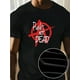 thumbnail image 1 of Men'S Regular Size Casual T-Shirt, Cotton 100% Knit Fabric, Crew Neck, Geometric-Pattern, Slight Stretch, Regular Fit, Summer Short Sleeve Top with Punk Rock Slogan Print for Daily Wear, 1 of 6