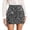 Grey, variant on QHFBli Women Mini Plaid Skirts Tweed High Waist Bodycon Pencil Hem Fall Winter Dressy Outfits Shorts
